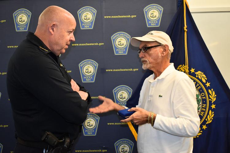 Manchester police award Purple Heart to late captain shot by sniper